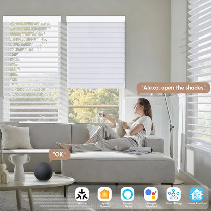 Kincmo Motorized  Sheer Shades 100% Blackout - Soft