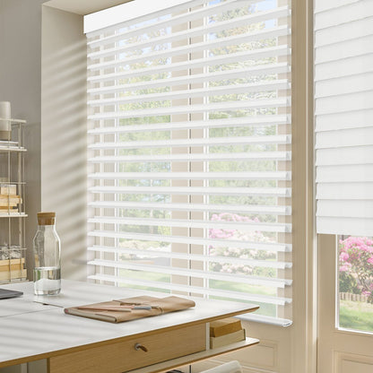 Kincmo Motorized Light Filtering Sheer Shades 75% Blackout - Soft