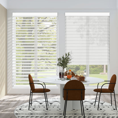 Kincmo Motorized Light Filtering Sheer Shades 70% Blackout - Voile