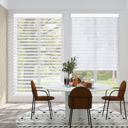Kincmo Motorized Room Darkening Sheer Shades 90% Blackout - Muse