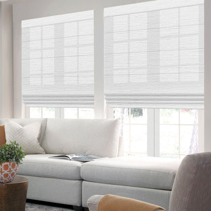 Kincmo Motorized Light Filtering Roman Shades 60% Blackout - Atlantic