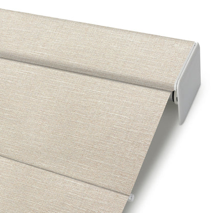 Kincmo Motorized Roman Shades 100% Blackout - Aurora
