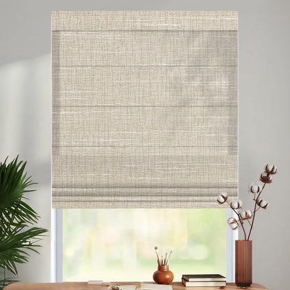 Kincmo Motorized Light Filtering Roman Shades 70% Blackout - Aurora