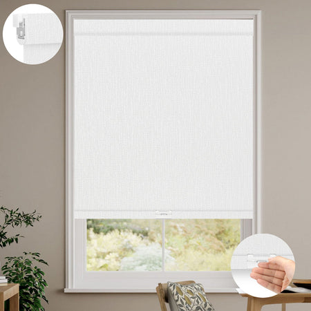 Kincmo No Drill Cordless Roller Shades 100% Blackout - Aurora