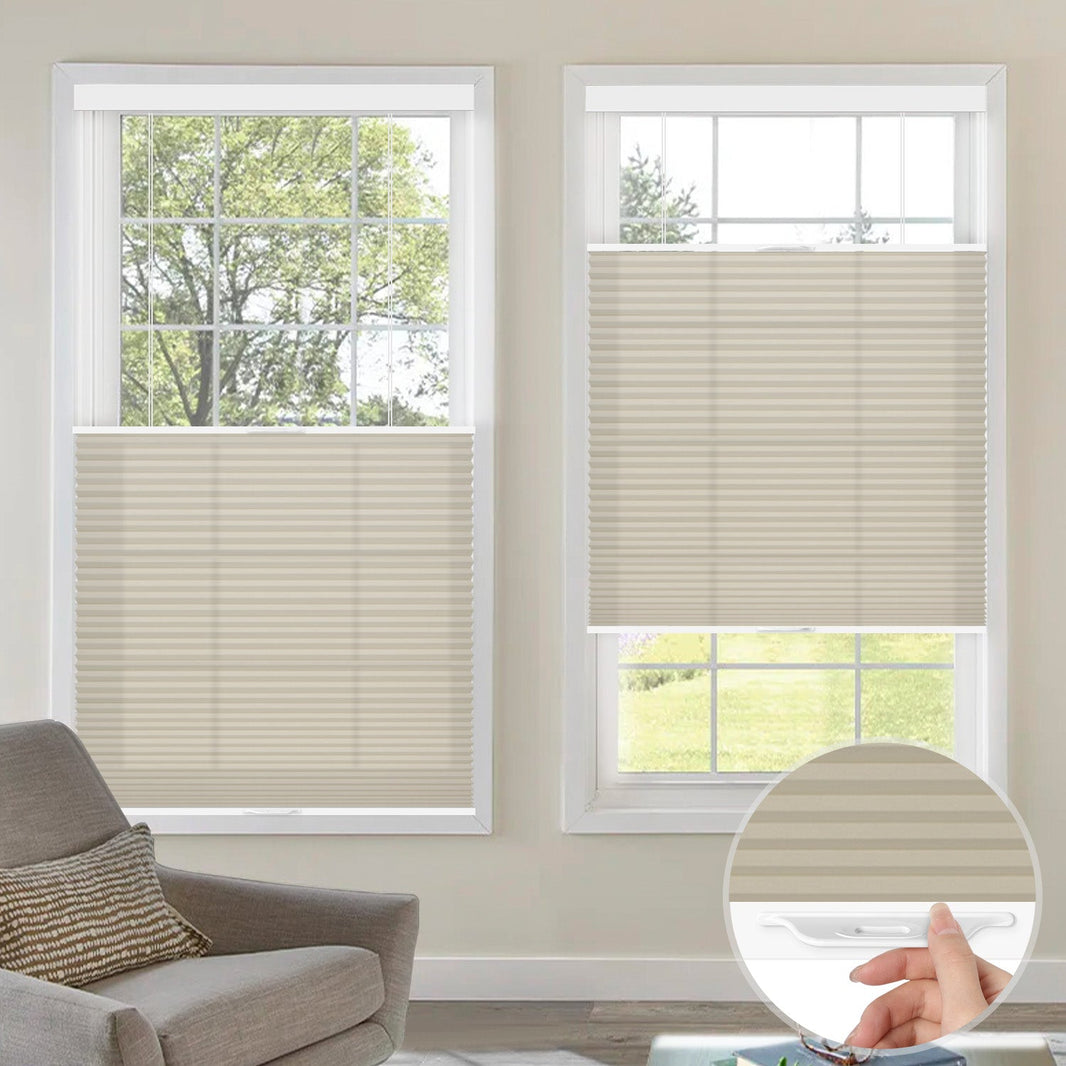 Kincmo Cordless Top Down Bottom Up Cellular Shades, Light Filtering