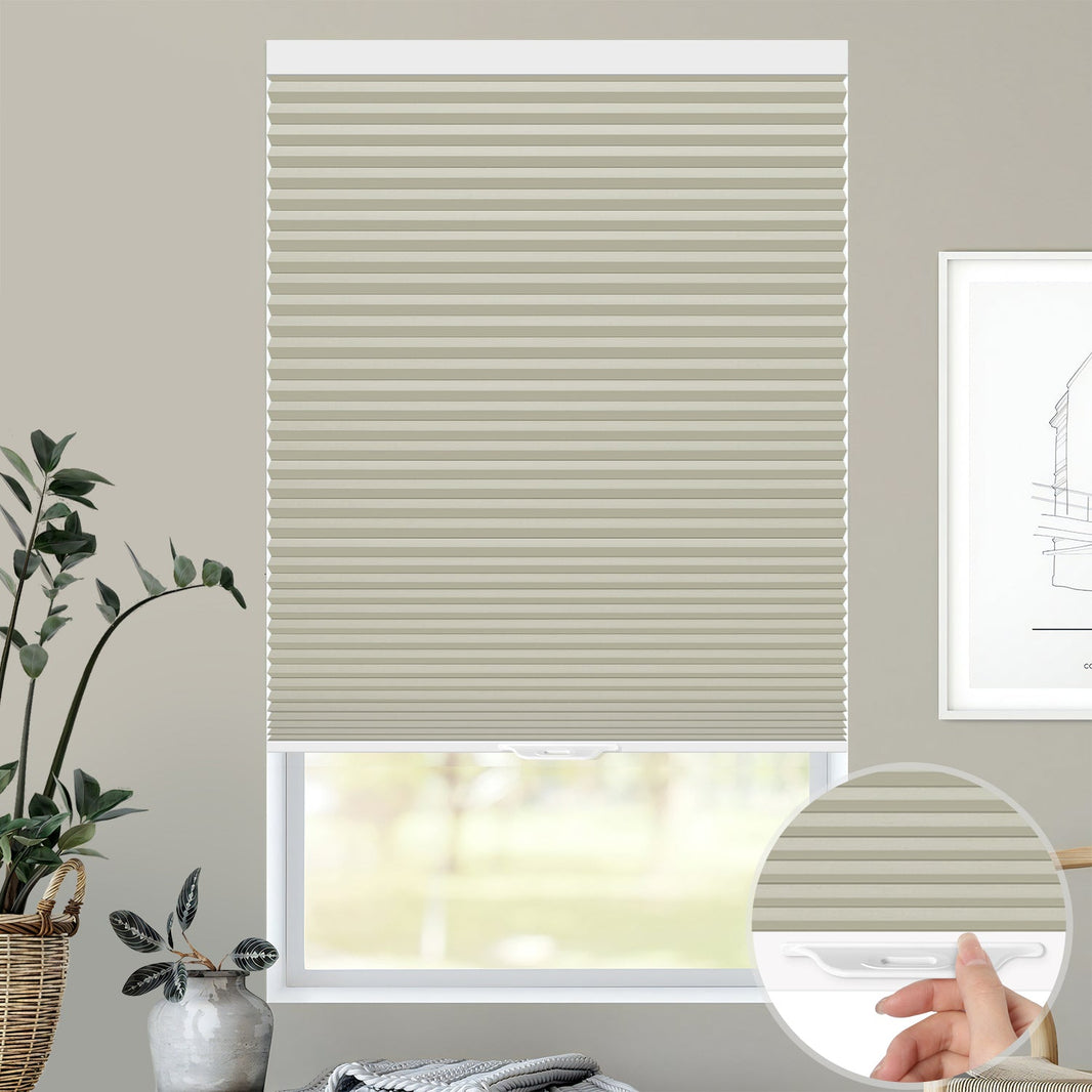 Kincmo Cordless Cellular Shades 100% Blackout Energy Saving, Safe for Kids