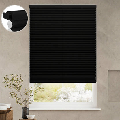 Kincmo No Drill Cellular Shades, Motorized Light Filtering