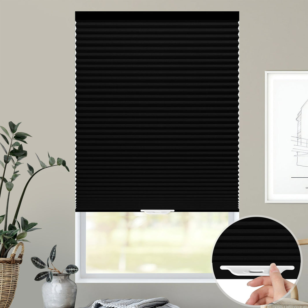 Kincmo Cordless Cellular Shades 100% Blackout Energy Saving, Safe for Kids