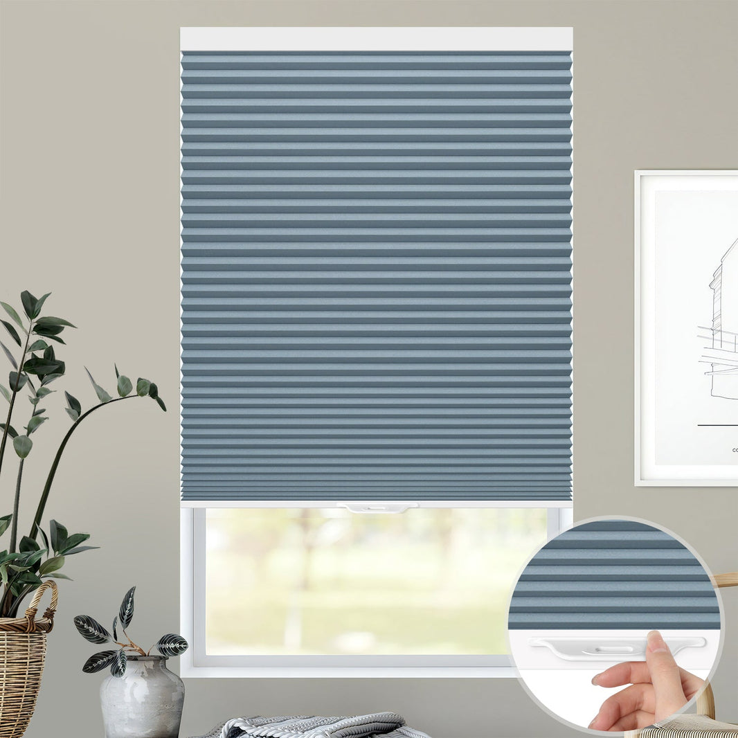 Kincmo Cordless Cellular Shades 100% Blackout Energy Saving, Safe for Kids