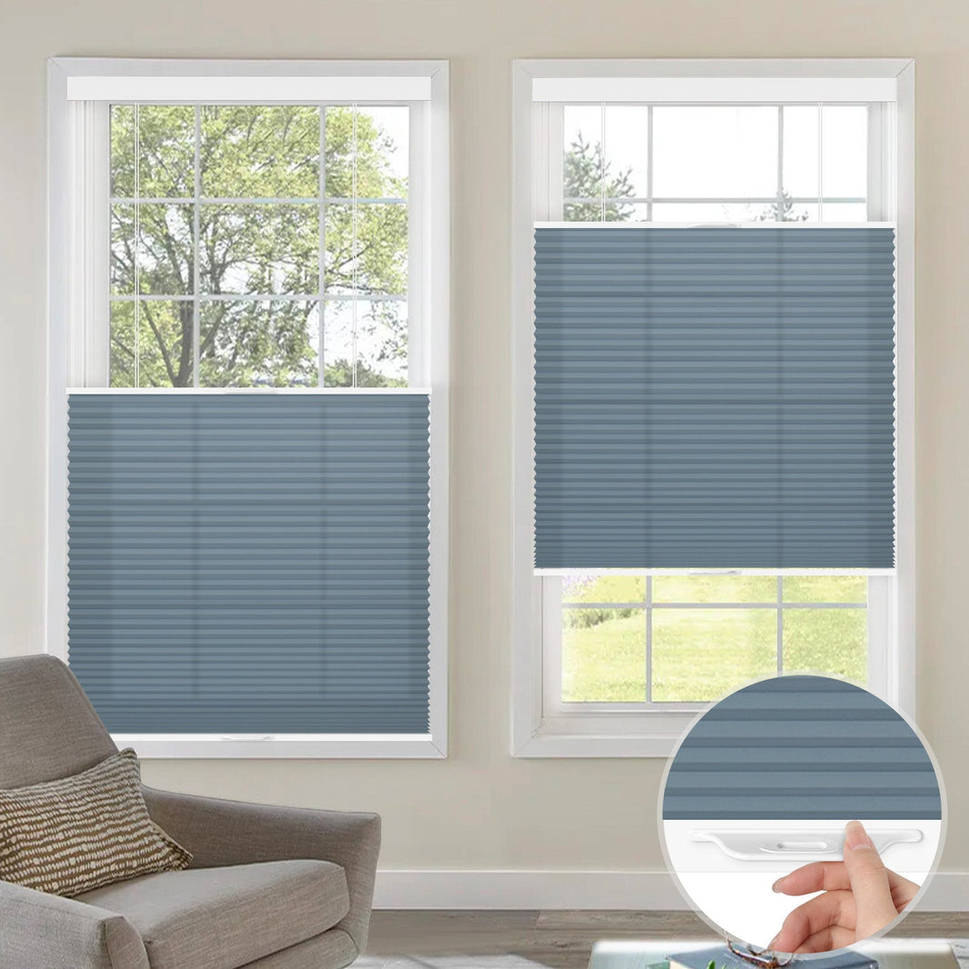 Kincmo Cordless Top Down Bottom Up Cellular Shades, Light Filtering