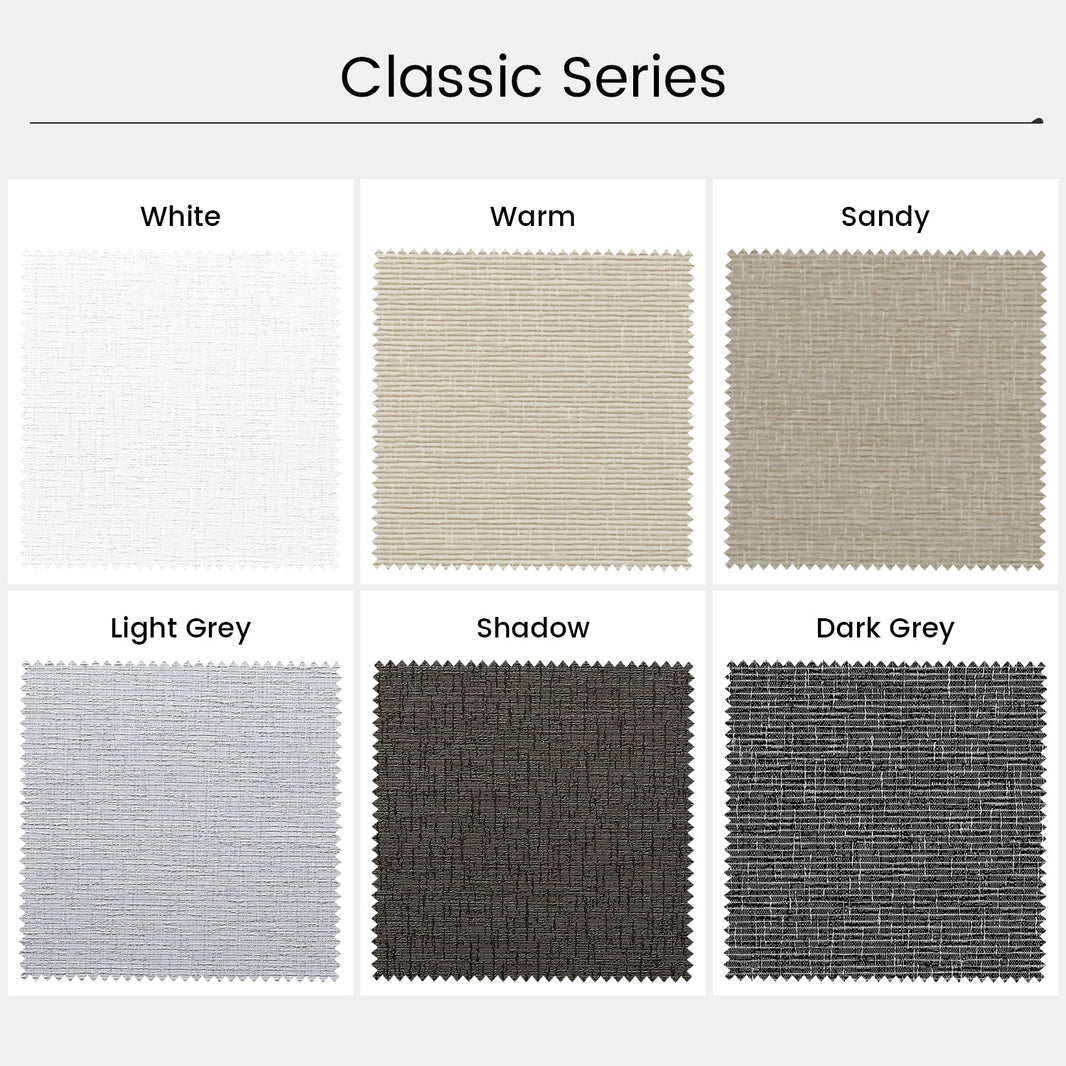 Kincmo 100% Blackout Roller Fabric Swatches