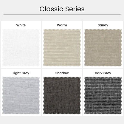 Kincmo 100% Blackout Roller Fabric Swatches
