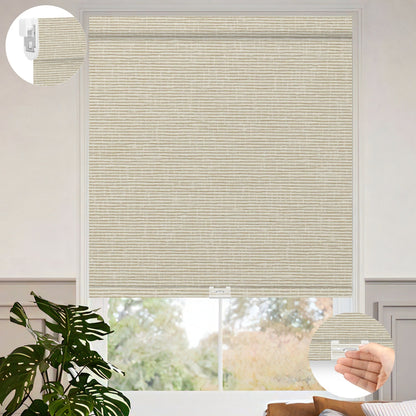 Kincmo No Drill Cordless Roller Shades 100% Blackout - Classic