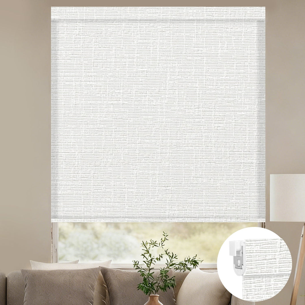 75% blackout light filtering no drill blinds