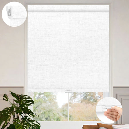 Kincmo No Drill Cordless Roller Shades 100% Blackout - Classic