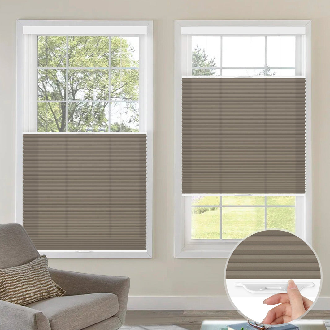 Kincmo Cordless Top Down Bottom Up Cellular Shades, Light Filtering