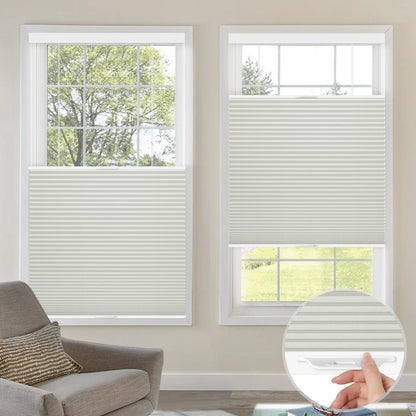 Kincmo Cordless Top Down Bottom Up Cellular Shades, 100% Blackout