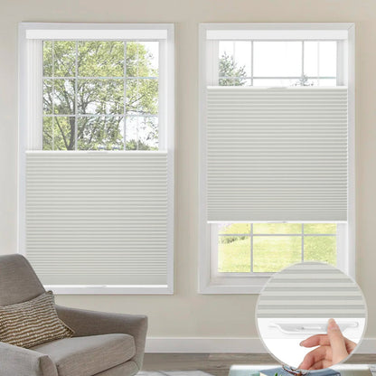 Kincmo Cordless Top Down Bottom Up Cellular Shades, 100% Blackout | Double Cell