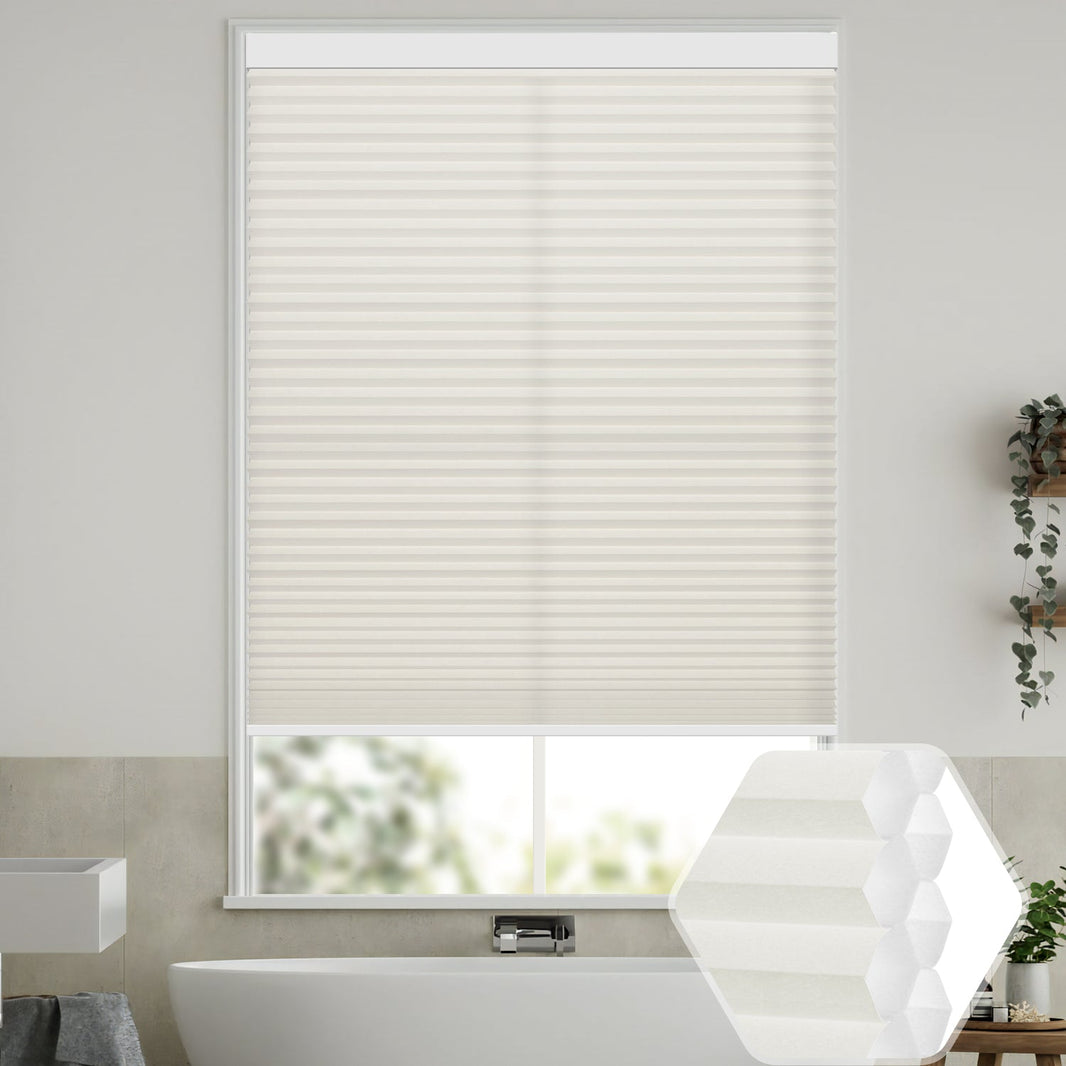 Kincmo Light Filtering Motorized Cellular Shades | Double-Cell