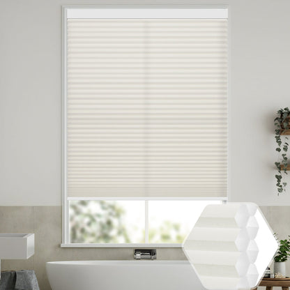 Kincmo Light Filtering Motorized Cellular Shades | Double-Cell