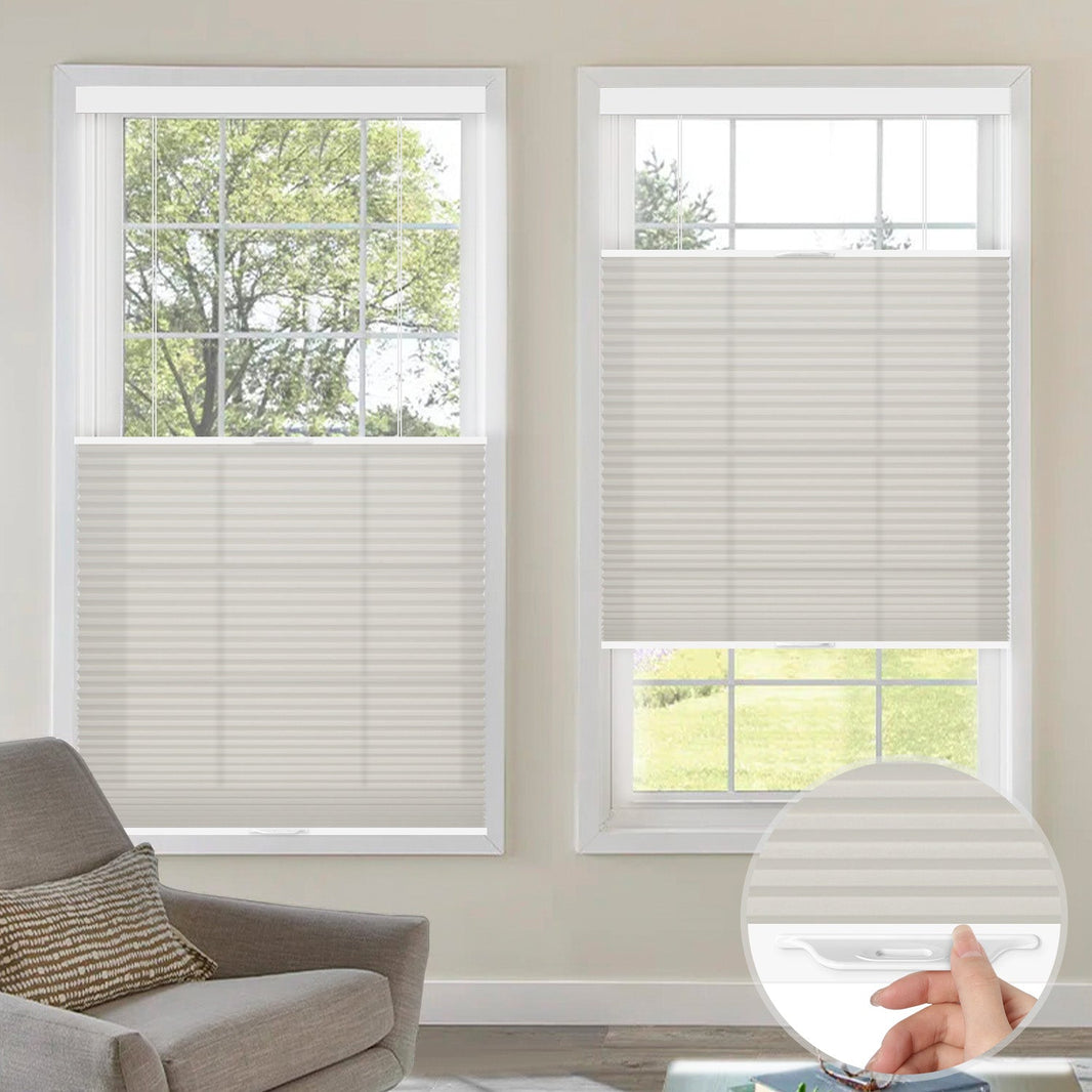Kincmo Cordless Top Down Bottom Up Cellular Shades, Light Filtering
