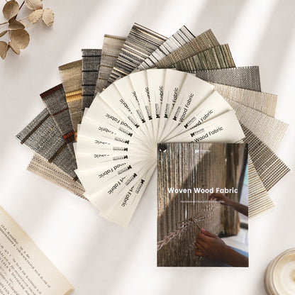 Kincmo Woven Wood Shade Fabric Swatches - Designer