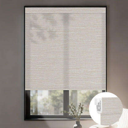 light filtering roller shades no drill