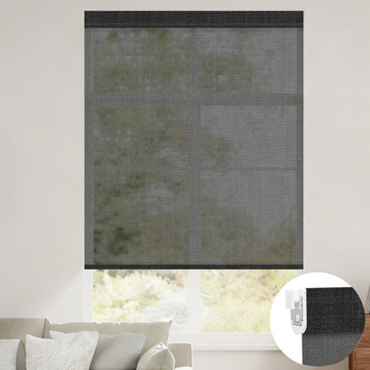 motorized light filtering no drill blinds