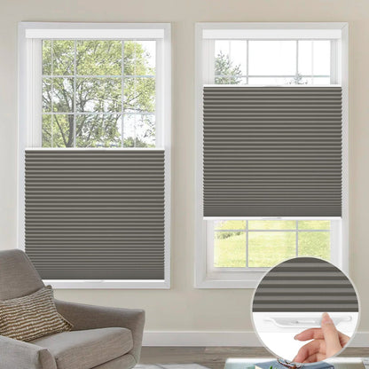 Kincmo Cordless Top Down Bottom Up Cellular Shades, 100% Blackout