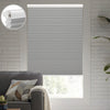 Kincmo No Drill Cellular Shades, Motorized 100% Blackout | Double-Cell