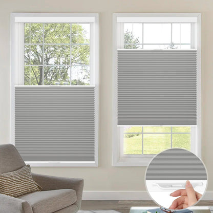 Kincmo Cordless Top Down Bottom Up Cellular Shades, 100% Blackout | Double Cell