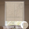 Kincmo No Drill Roller Shades, Motorized 75% Blackout Light Filtering - Linen