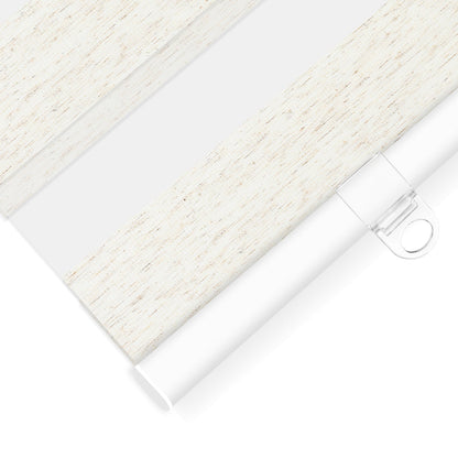 Kincmo No Drill Cordless Zebra Shades 75% Blackout - Linen