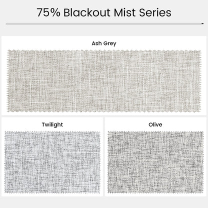 Kincmo Light Filtering Roller Fabric Swatches