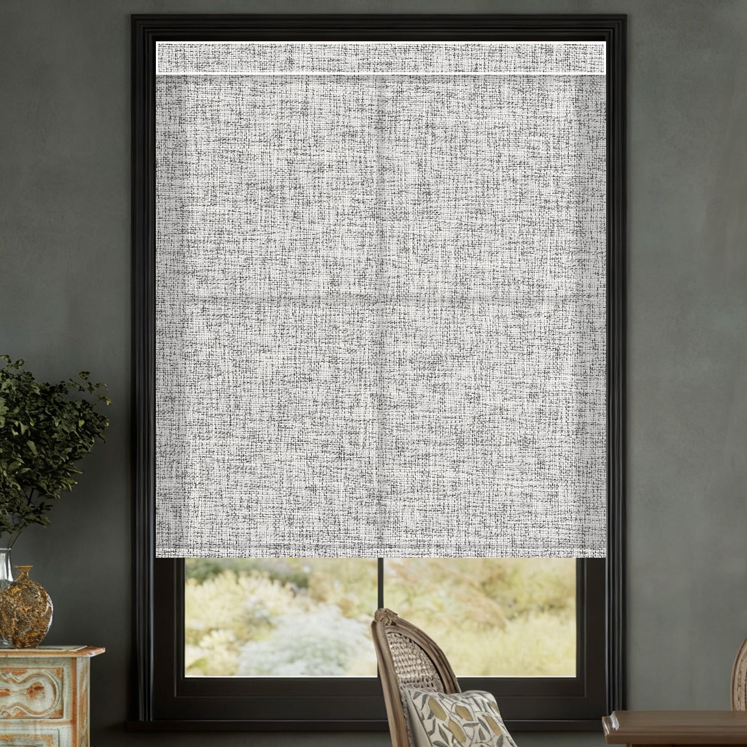 mist light filtering motorized roller shades for windows
