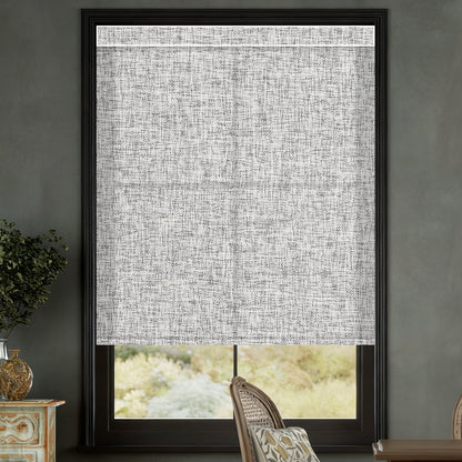 mist light filtering motorized roller shades for windows