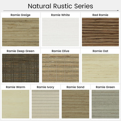 Kincmo Woven Wood Shade Fabric Swatches