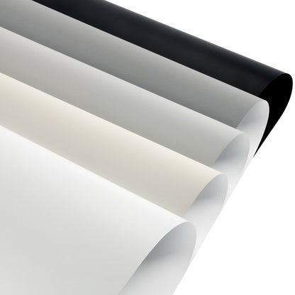 Kincmo No Drill Cordless Roller Shades 100% Blackout - Pure