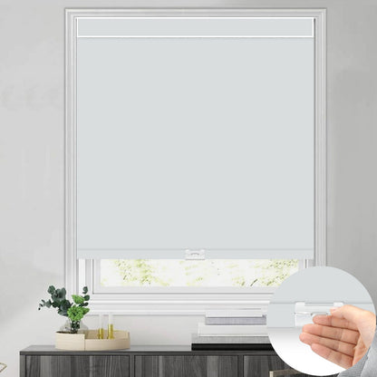 Kincmo Cordless 100% Blackout Roller Shades - Pure