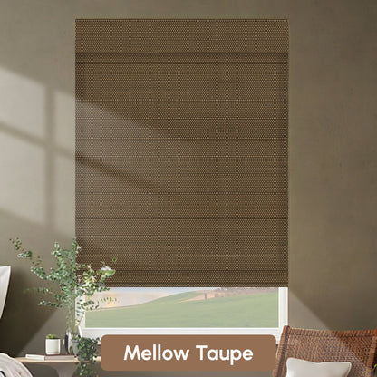 Kincmo Motorized 100% Bamboo Shades 50%/70%/100% Blackout - Pure Bamboo