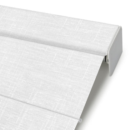 Kincmo Motorized Light Filtering Roman Shades 50% Blackout - Sheer