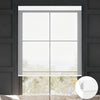 Kincmo No Drill Roller Shades, Motorized 50% Blackout Light Filtering - Sheer