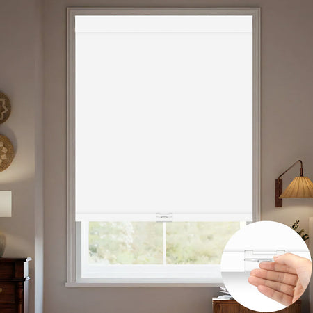 Kincmo Cordless 100% Blackout Roller Shades - WaterProof Vinyl