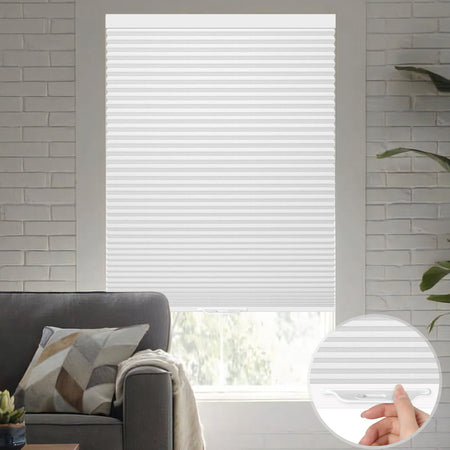 Kincmo Cordless Cellular Shades 100% Blackout, Noise Reduction | Double Cell