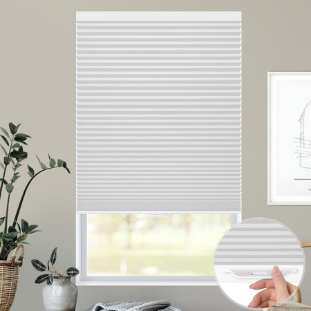 Kincmo Cordless Cellular Shades 100% Blackout Energy Saving, Safe for Kids
