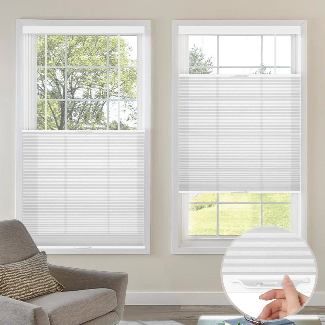 Kincmo Cordless Top Down Bottom Up Cellular Shades, Light Filtering