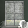 Kincmo No Drill Roller Shades, Motorized 50% Blackout Light Filtering - Woven