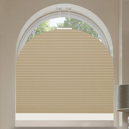 Kincmo Motorized Elongated Arched Cellular Shades