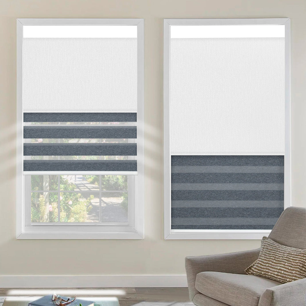 Kincmo Motorized Dual Shades | Roller Shades & Zebra Shades