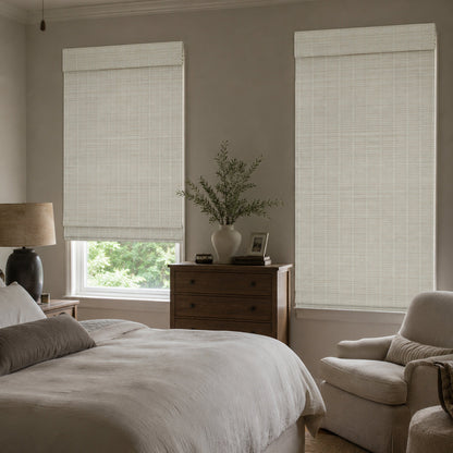 Kincmo Cordless 100% Bamboo Shades 50%/70%/100% Blackout - Pure Bamboo